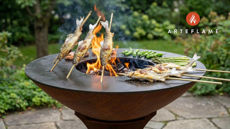 Authentic Japanese Grilled Ayu: Salt-Grilled Sweetfish on the Arteflame