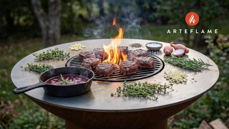 Elegant Grilled Venison Medallions with Red Wine Reduction