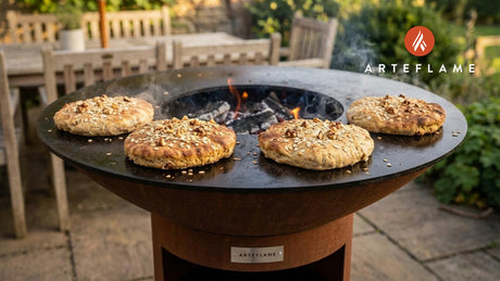 Rustic Grilled Nutty Scottish Bannocks on the Arteflame