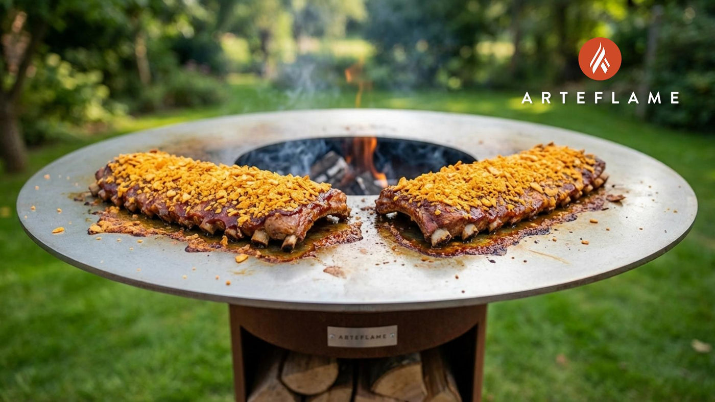 Dorito Powder BBQ Ribs on the Grill