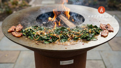 South Carolina Grilled Collard Greens with Bacon Recipe