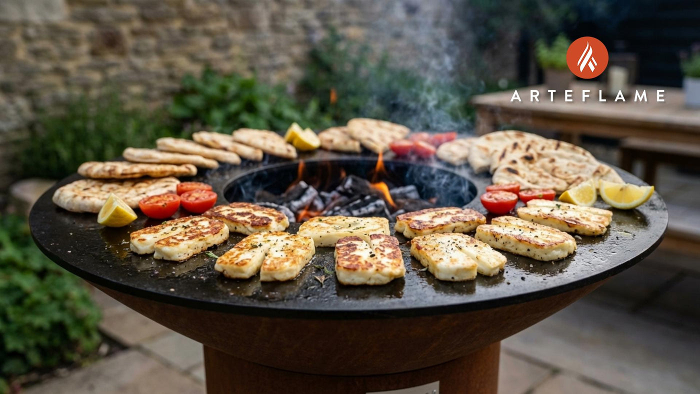 Crispy Greek Grilled Halloumi Cheese | Arteflame Grill Recipe