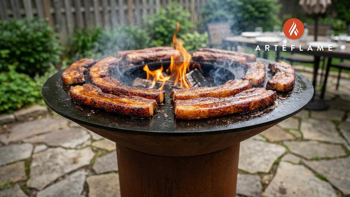 Ohio-Style Crispy Grilled Pork Belly on the Arteflame