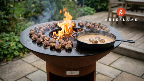 Grilled Swedish Meatballs on the Arteflame: A Smoky Take on a Nordic Classic