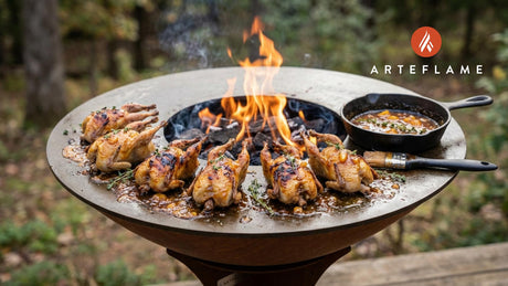 North Dakota Style Peach Glazed Grilled Quail Recipe