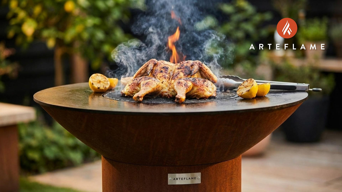 Easy Grilled Spatchcock Chicken on the Arteflame Grill