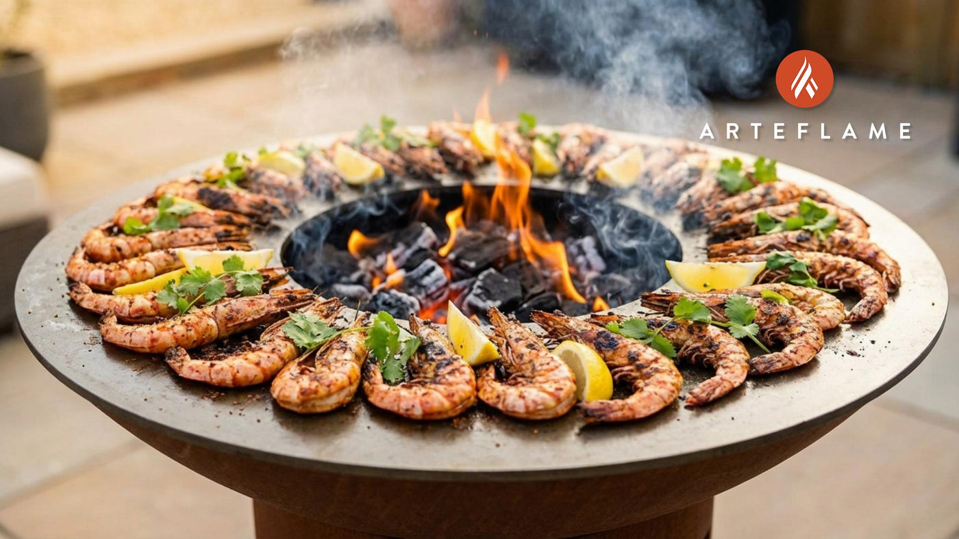 Grilled Cajun Prawns with Fresh Lemon Zest