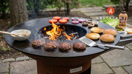 Grilled Soy Burgers with Flavorful Toppings