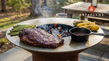 Smoky New Hampshire Maple BBQ Brisket Recipe on the Arteflame