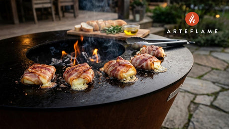 Grilled Tyrolean Pancetta Wrapped Alpine Cheese Recipe