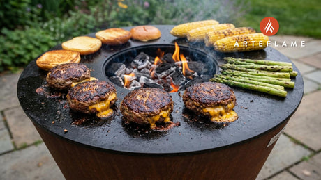 The Ultimate Wyoming Cheddar Stuffed Burger Recipe for the Arteflame Grill