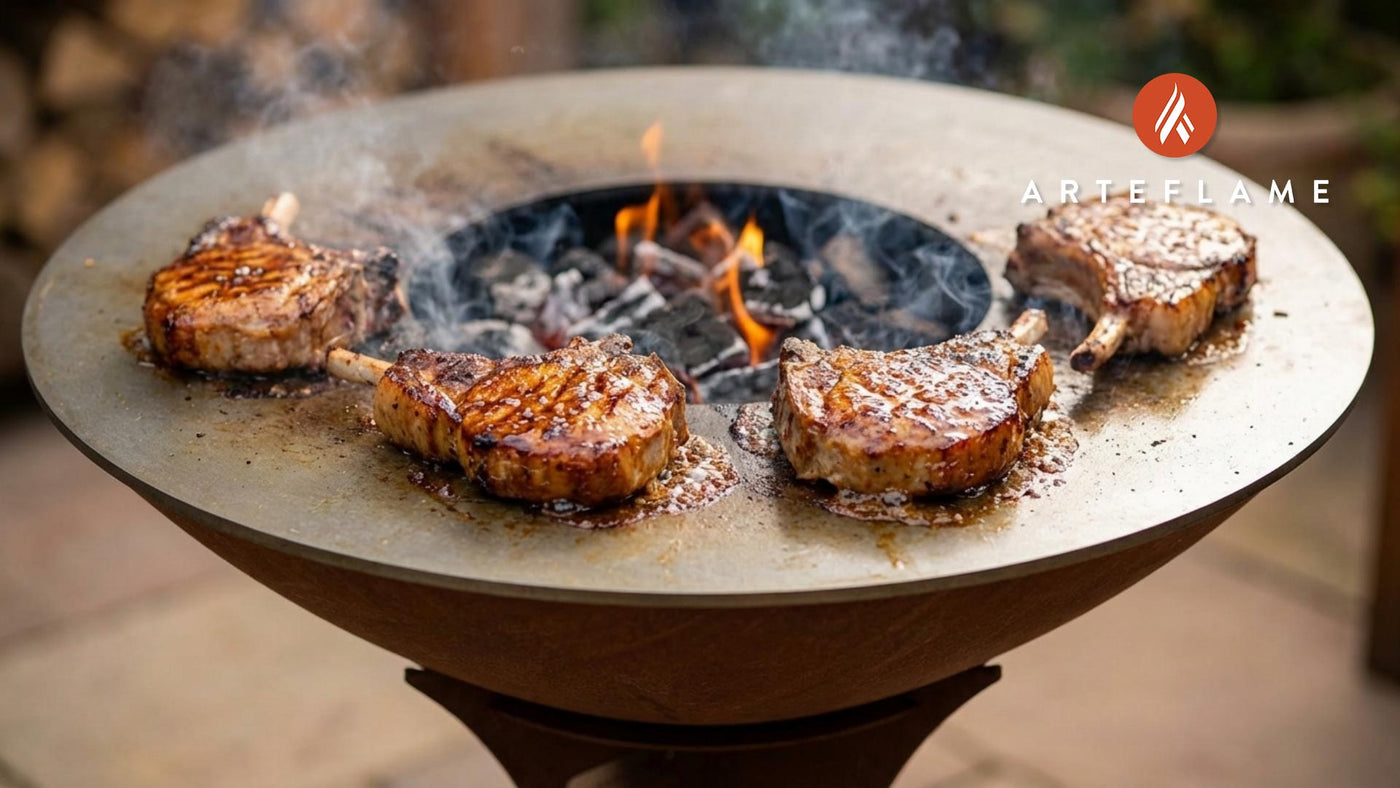 Glazed Pork Chops on the Arteflame Grill