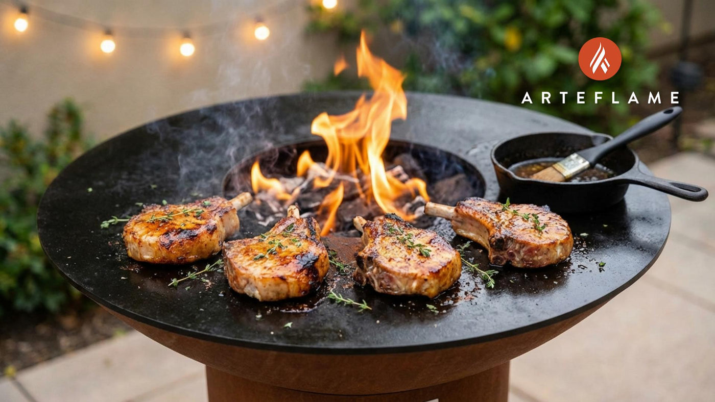 Utah Honey Glazed Pork Chops Recipe for the Arteflame Grill