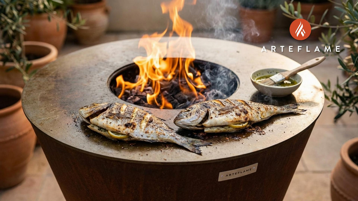Authentic Greek Grilled Tsipoura (Sea Bream) Recipe on the Arteflame