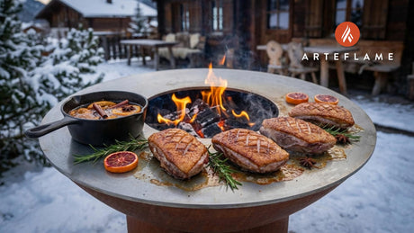 Austrian-Style Winter Citrus Glazed Duck Breast on the Arteflame
