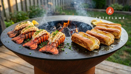 New Jersey Style Grilled Lobster Roll for the Arteflame