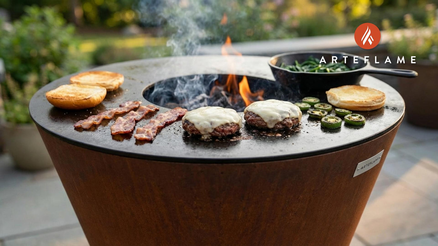 Grilled Kobe Beef Burgers with Bacon and Jalapeños
