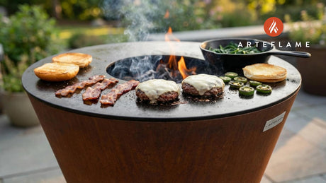 Grilled Kobe Beef Burgers with Bacon and Jalapeños