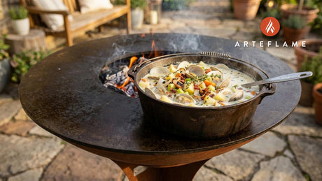 Grilled Clam Chowder on the Arteflame: A Smoky Twist on a Classic