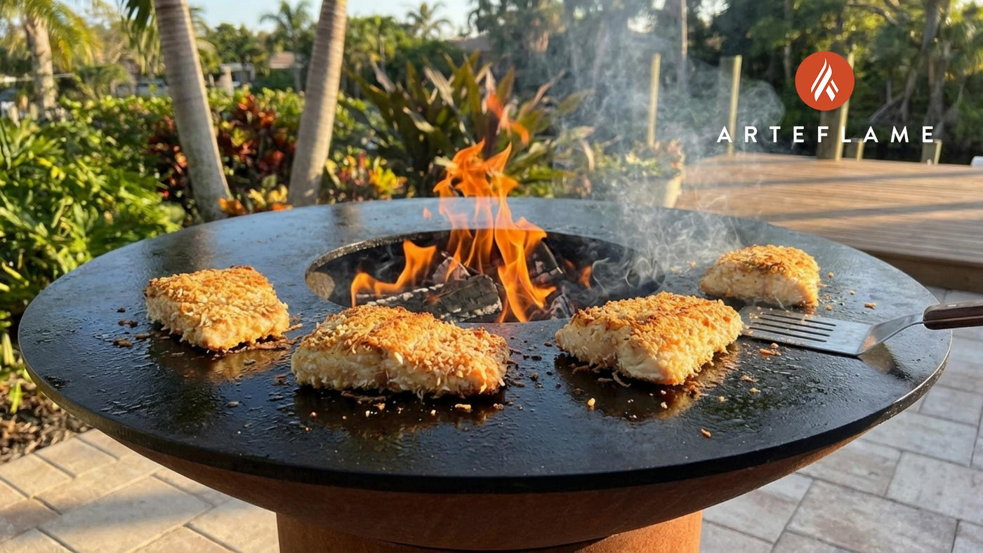 Tropical Florida Coconut Crusted Grilled Mahi Mahi Recipe