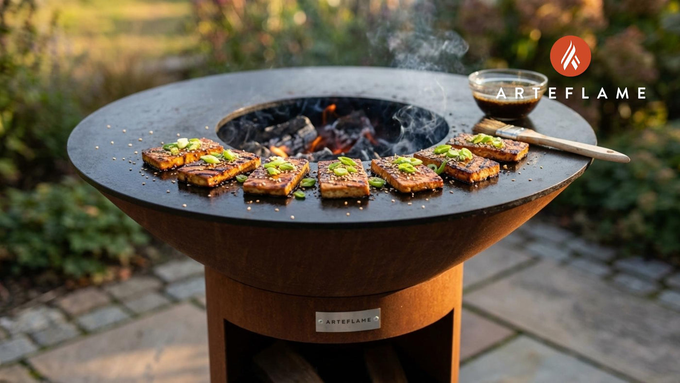 Grilled Tofu With Sesame Ginger Marinade