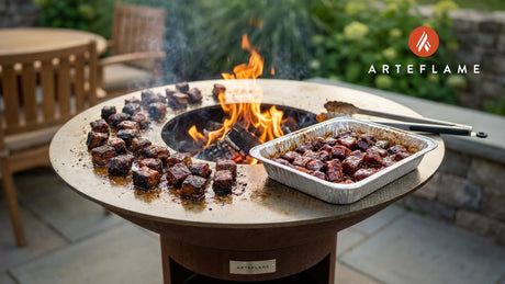 Smoky Texas Burnt Ends Recipe on the Arteflame Grill