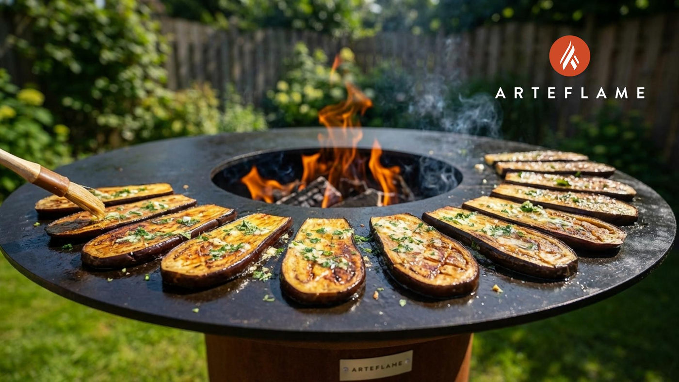 Smoky Garlic Butter Grilled Eggplant Recipe for the Arteflame Grill