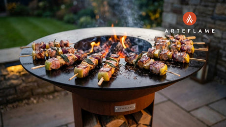 Grilled Welsh Pork and Apple Skewers: A Savory & Sweet Arteflame Feast