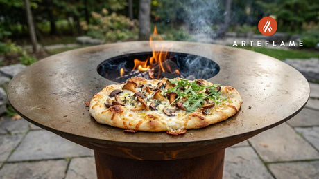 Grilled Canadian Wild Mushroom and Gruyère Flatbread Recipe