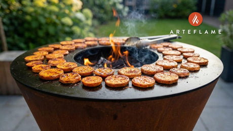 Smoky BBQ Spiced Grilled Arkansas Sweet Potatoes on the Arteflame