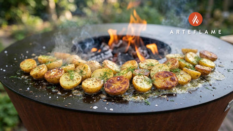 Crispy Grilled Norwegian Potatoes with Smoked Salt