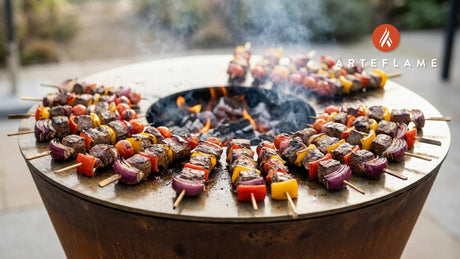 Authentic Swedish-Style Grilled Beef Skewers on the Arteflame