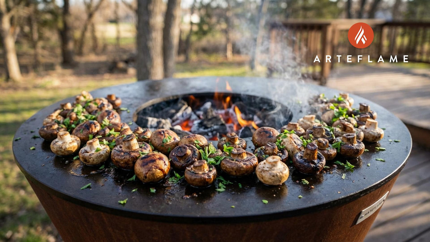 South Dakota Style Grilled Balsamic Mushrooms Recipe