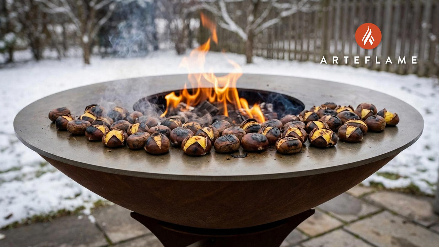 Authentic West Virginia Fire-Roasted Chestnuts for the Arteflame Grill