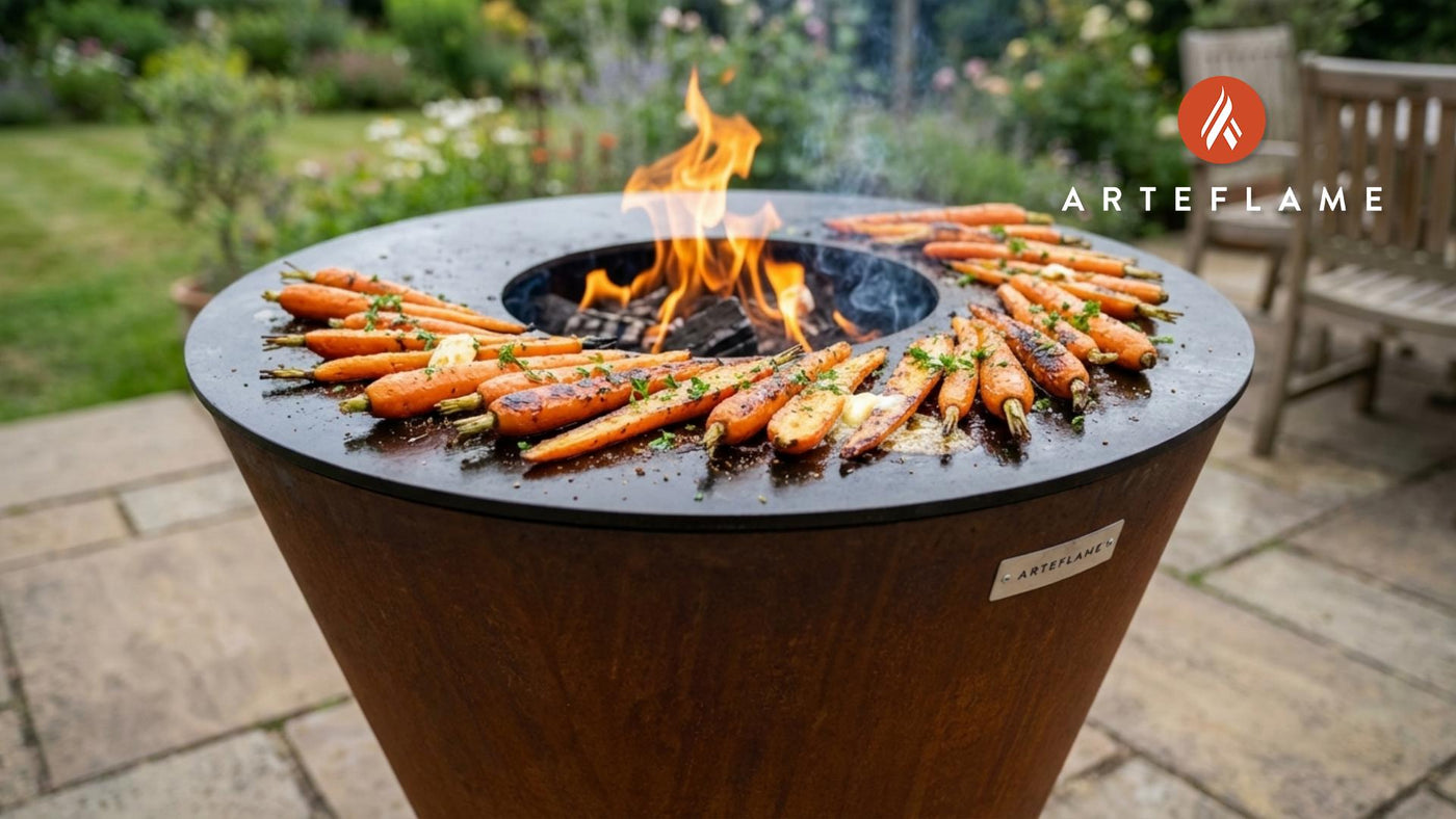 Smoky Sweet Finnish Buttered Grilled Carrots on the Arteflame