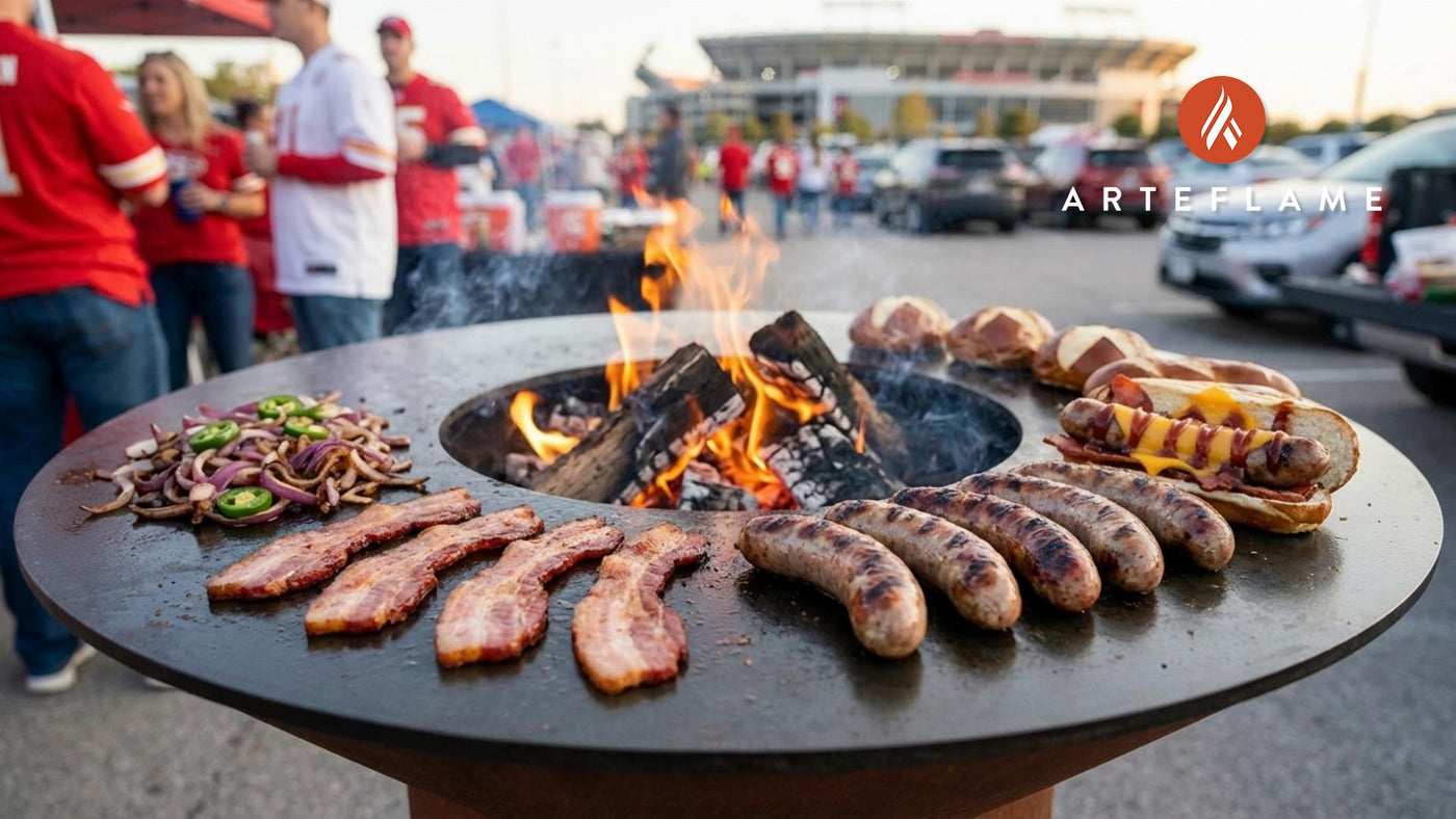 Flame-Grilled Arkansas Razorback Brats Recipe