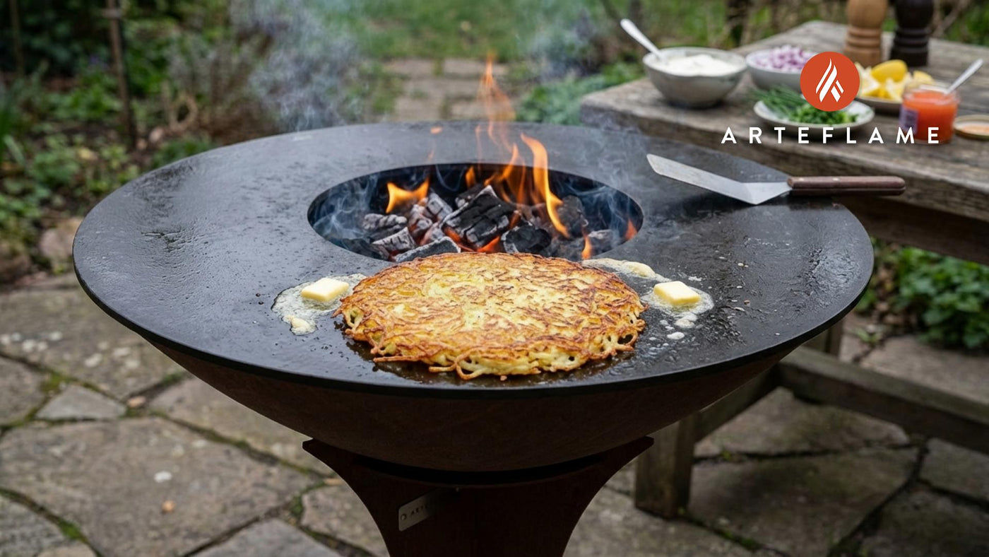 Swedish Crispy Grilled Potato Rosti on the Arteflame Grill