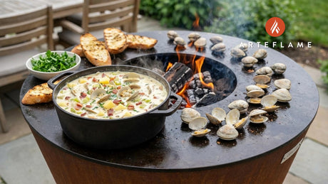 Ultimate Grilled Clam Chowder on the Arteflame Grill