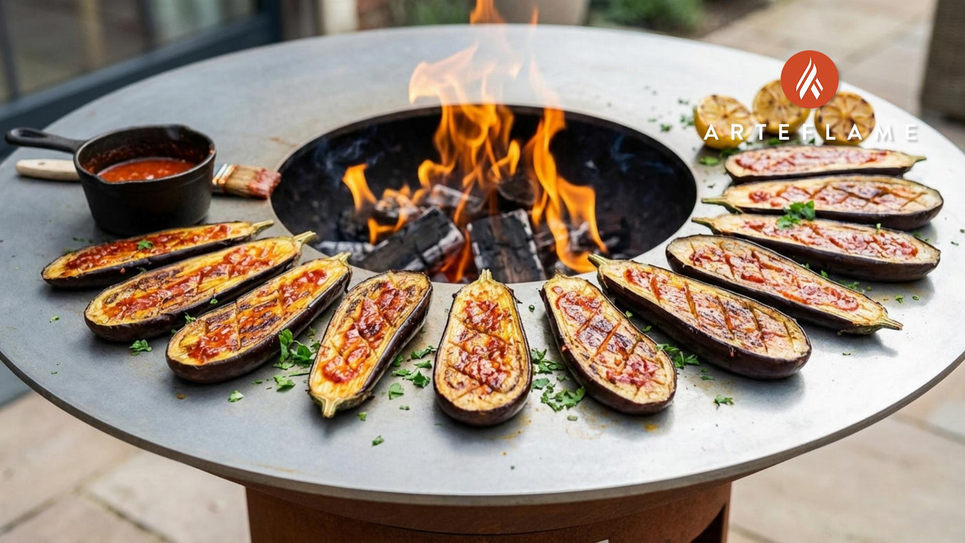 Authentic Portuguese Grilled Eggplant with Spicy Piri Piri Sauce