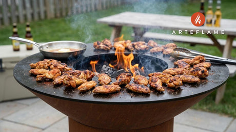 Crispy Buffalo Wings on the Arteflame Grill