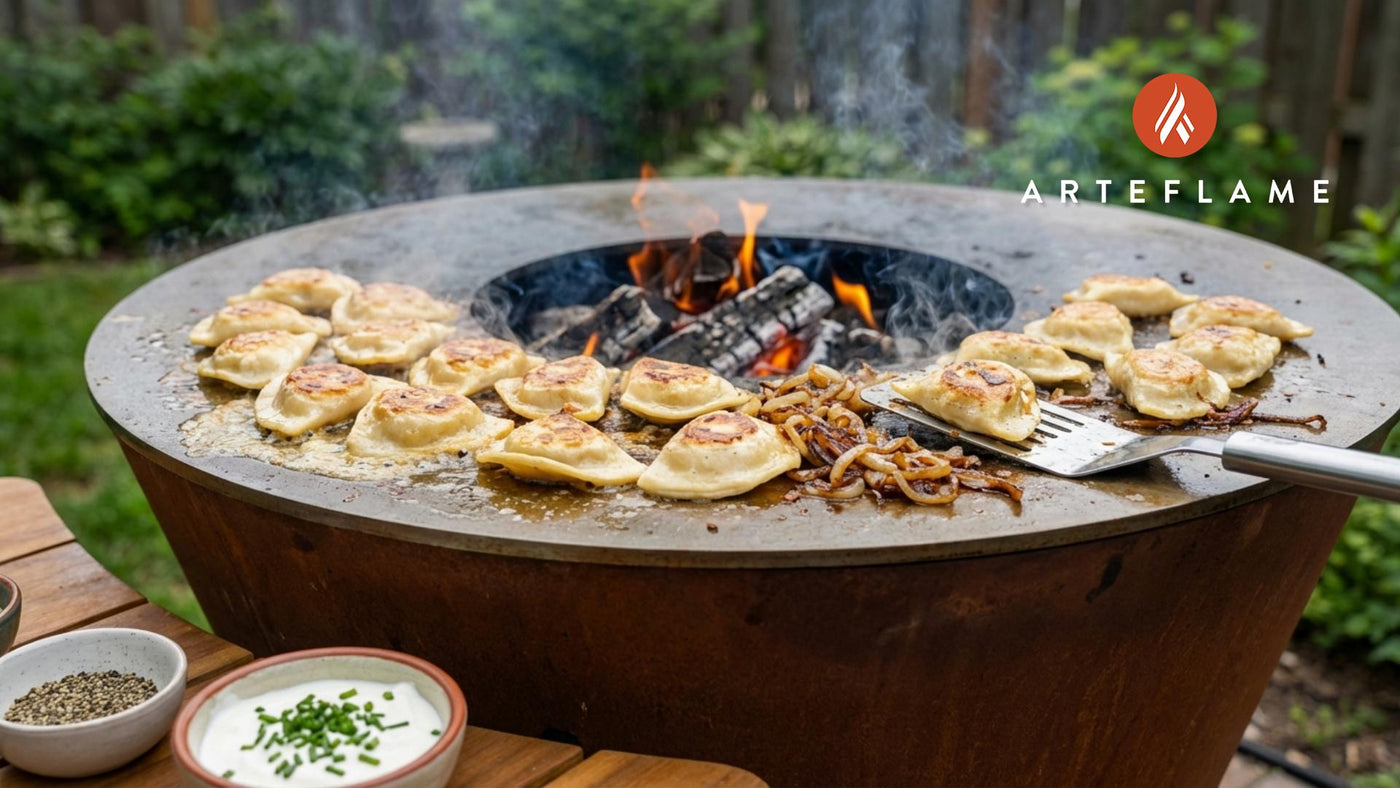Crispy Grilled Pennsylvania Pierogies Recipe on the Arteflame