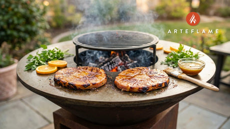 South Carolina Citrus Glazed Ham Steak on the Arteflame Grill