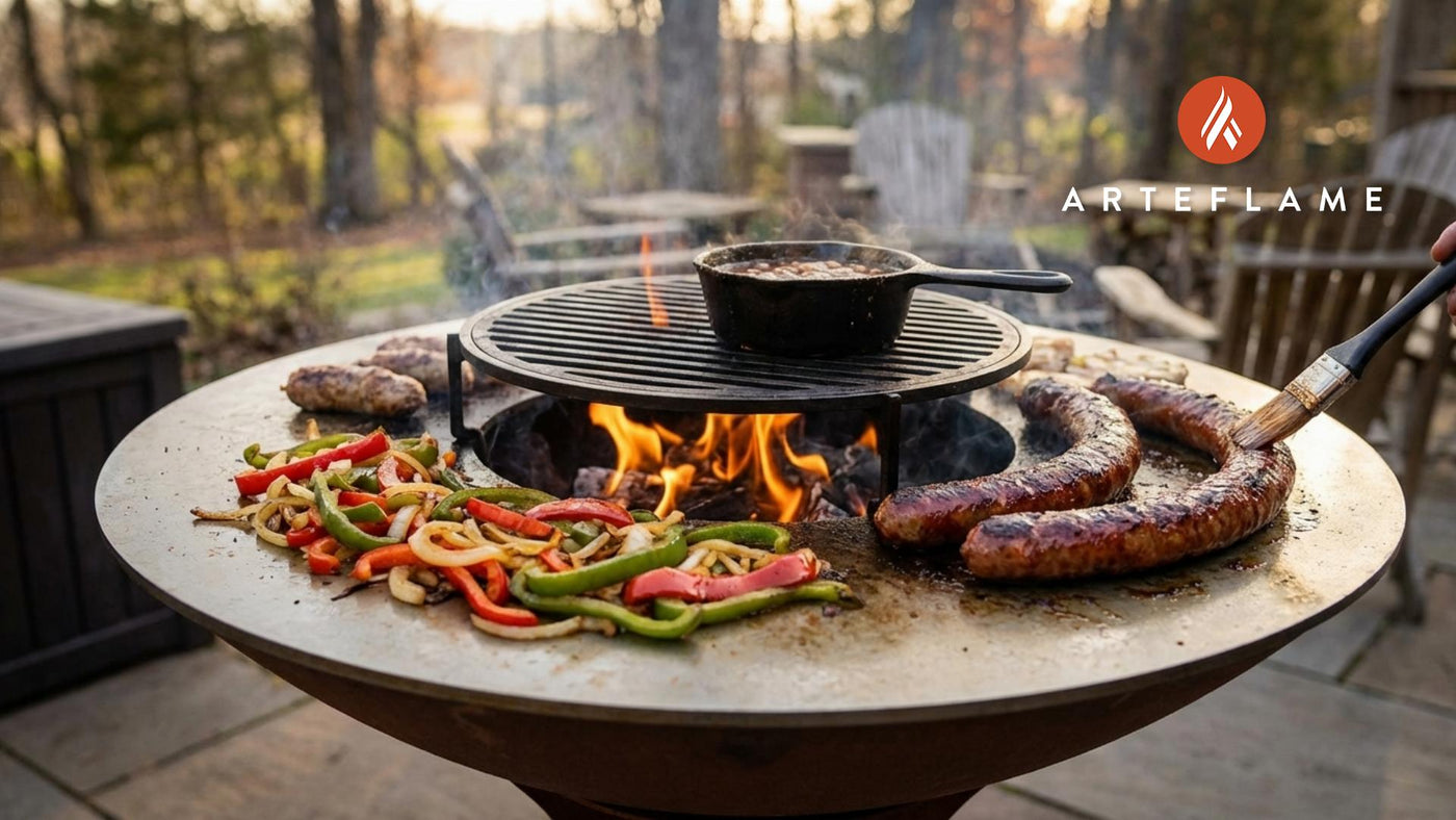 Kentucky Cast Iron Seared Country Sausage with Bourbon Glaze