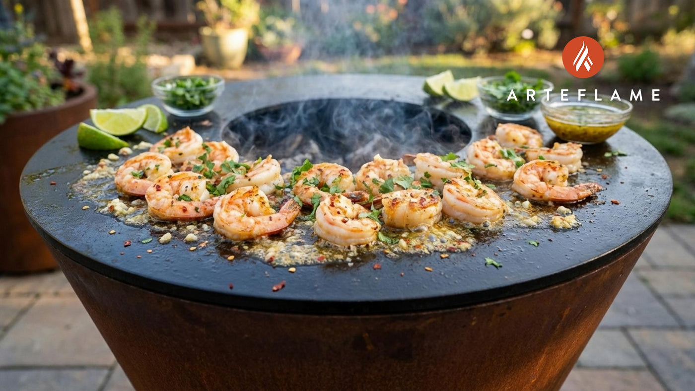 Sizzling Mexican Grilled Shrimp with Garlic Butter (Camarones al Mojo de Ajo)