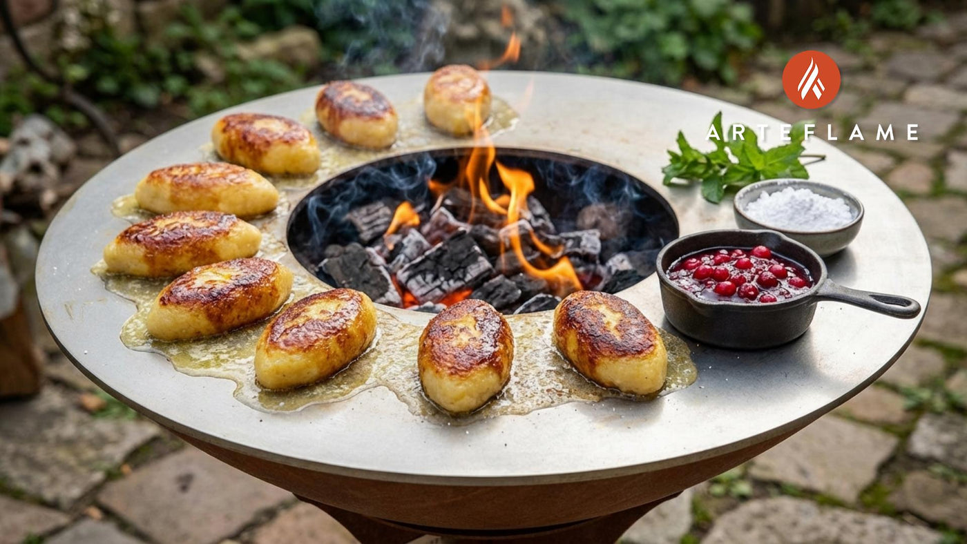 Authentic Austrian Grilled Semolina Dumplings with Cranberries