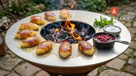 Authentic Austrian Grilled Semolina Dumplings with Cranberries