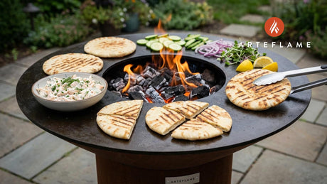 Smoked Trout & Grilled Pita Recipe on the Arteflame Grill