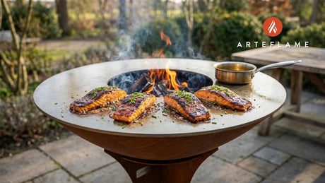 Grilled Belgian Witbier Glazed Salmon: A Wood-Fired Masterpiece