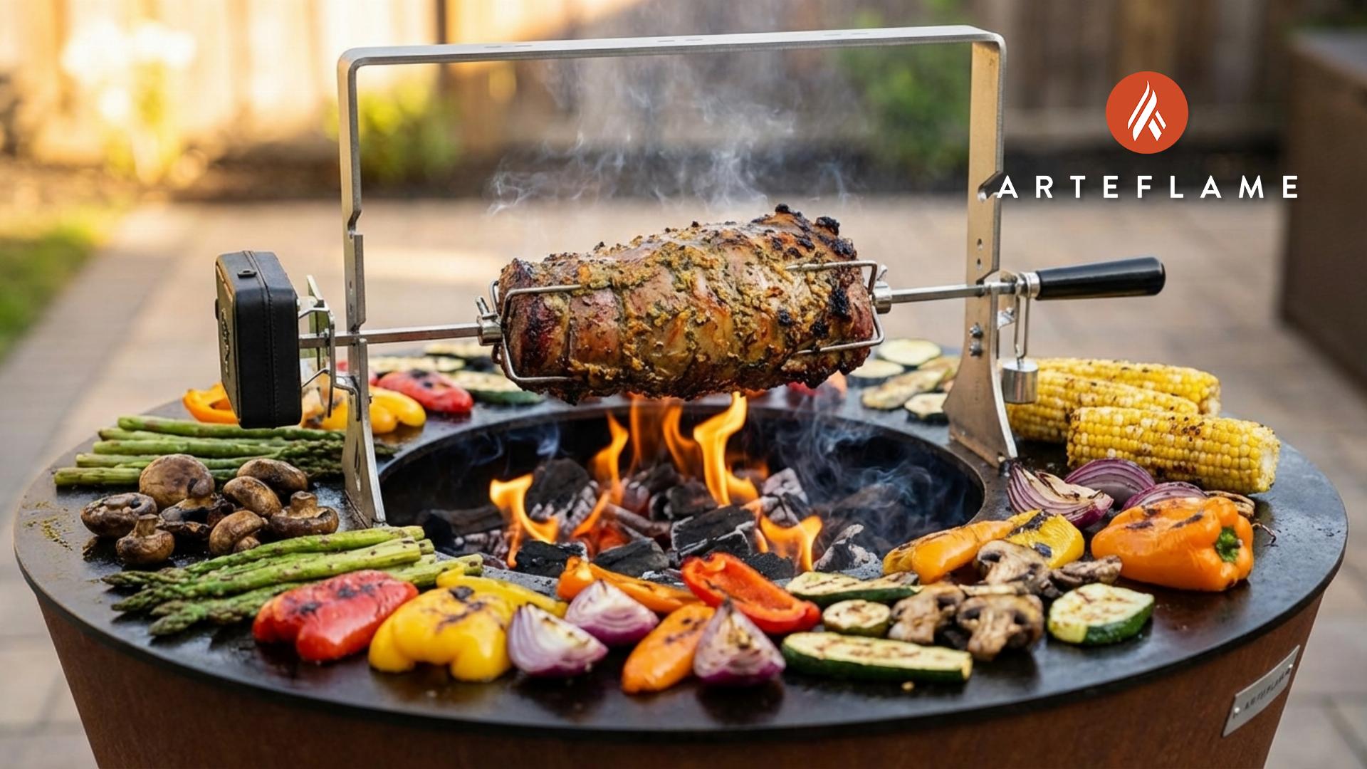 Rotisserie Beef Tenderloin: Garlic Herb Crust | Arteflame