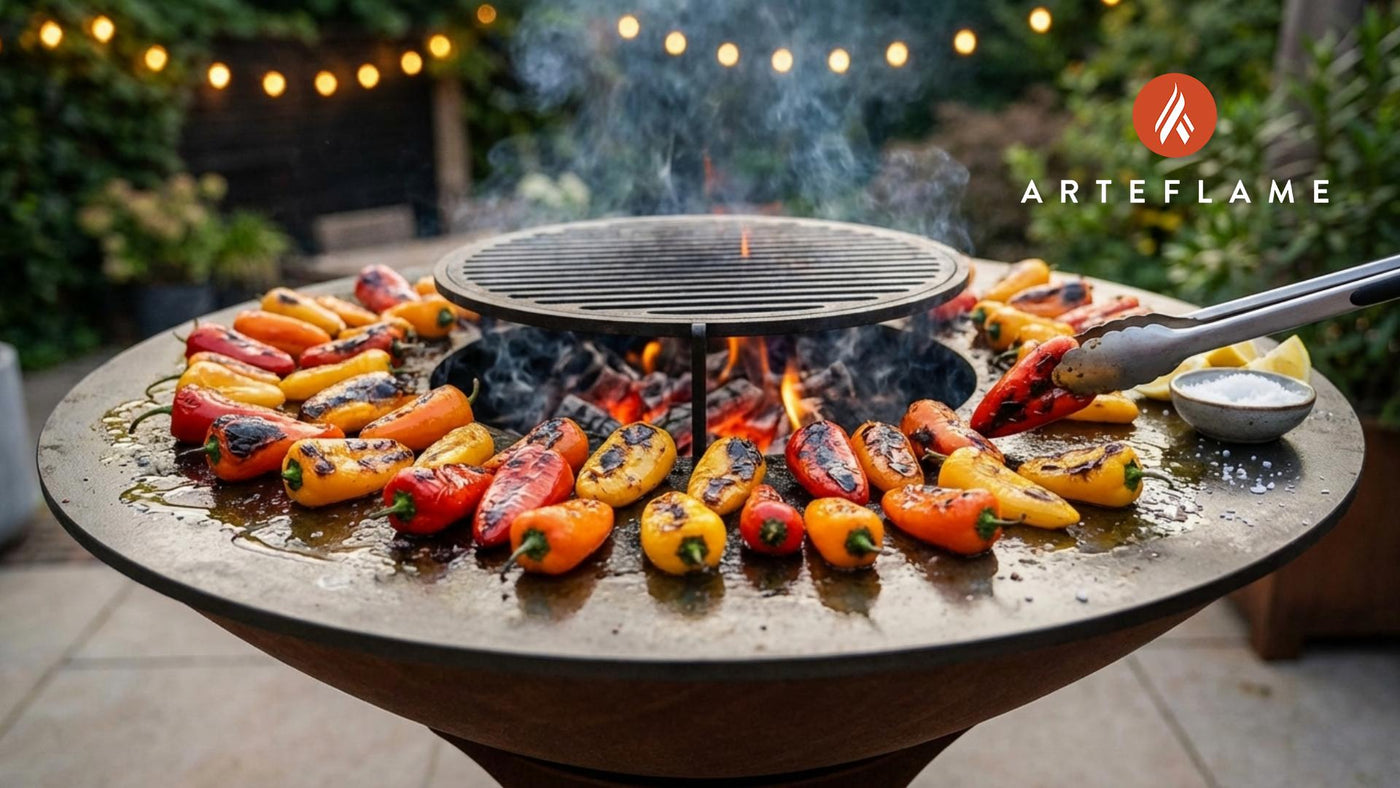 Smoky Spanish Grilled Bell Peppers with Sea Salt